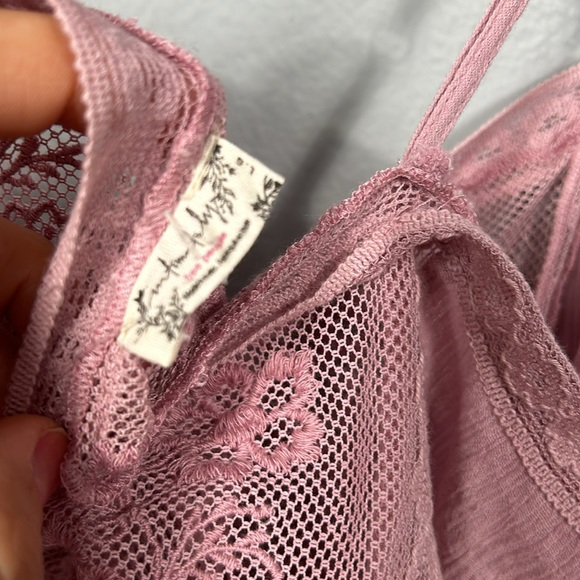 Free People Tops Nwt Free People Still The One Lace Trim Bodysuit size Large - Picture 14 of 16